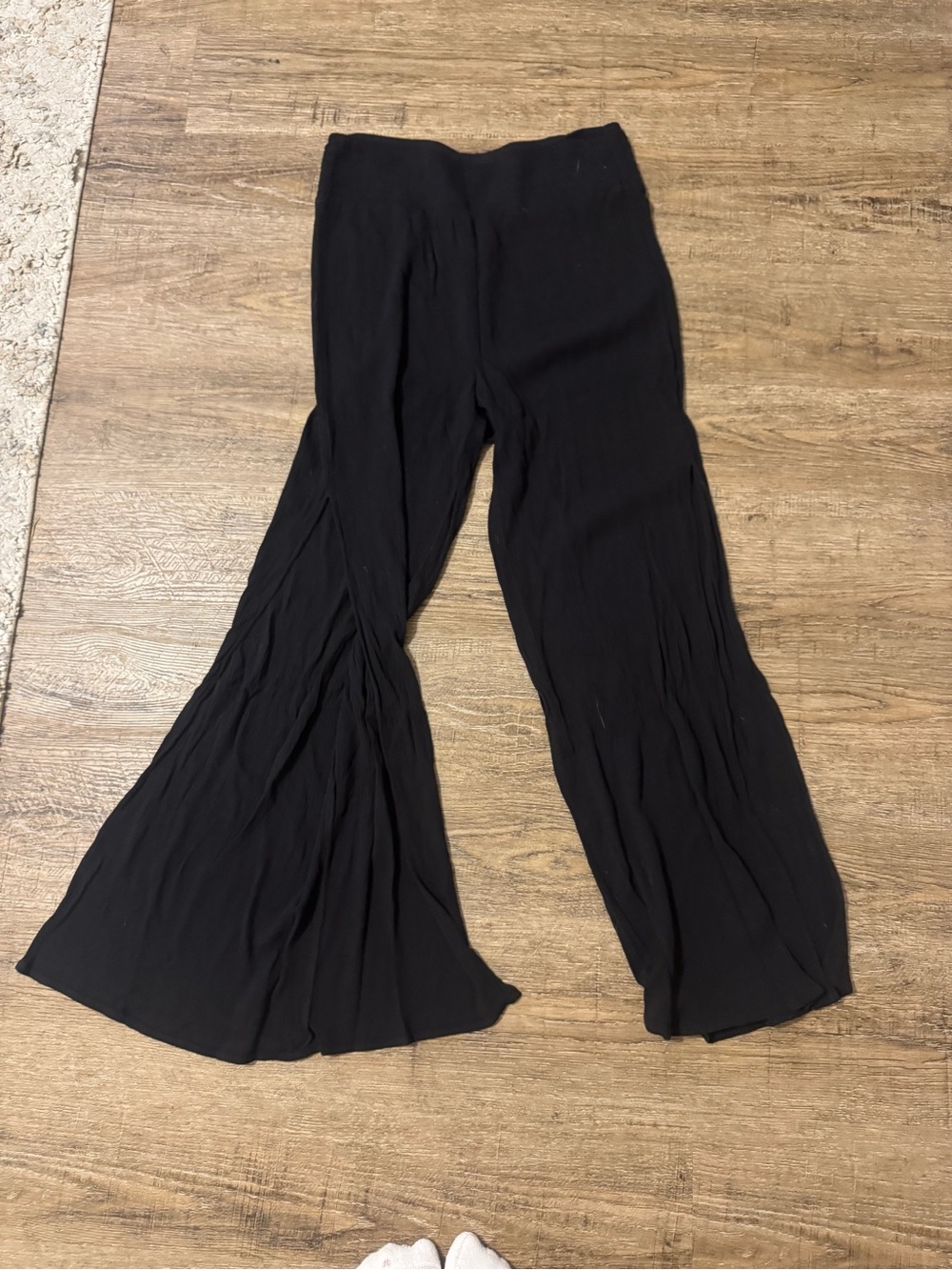 Split-leg coverup pants